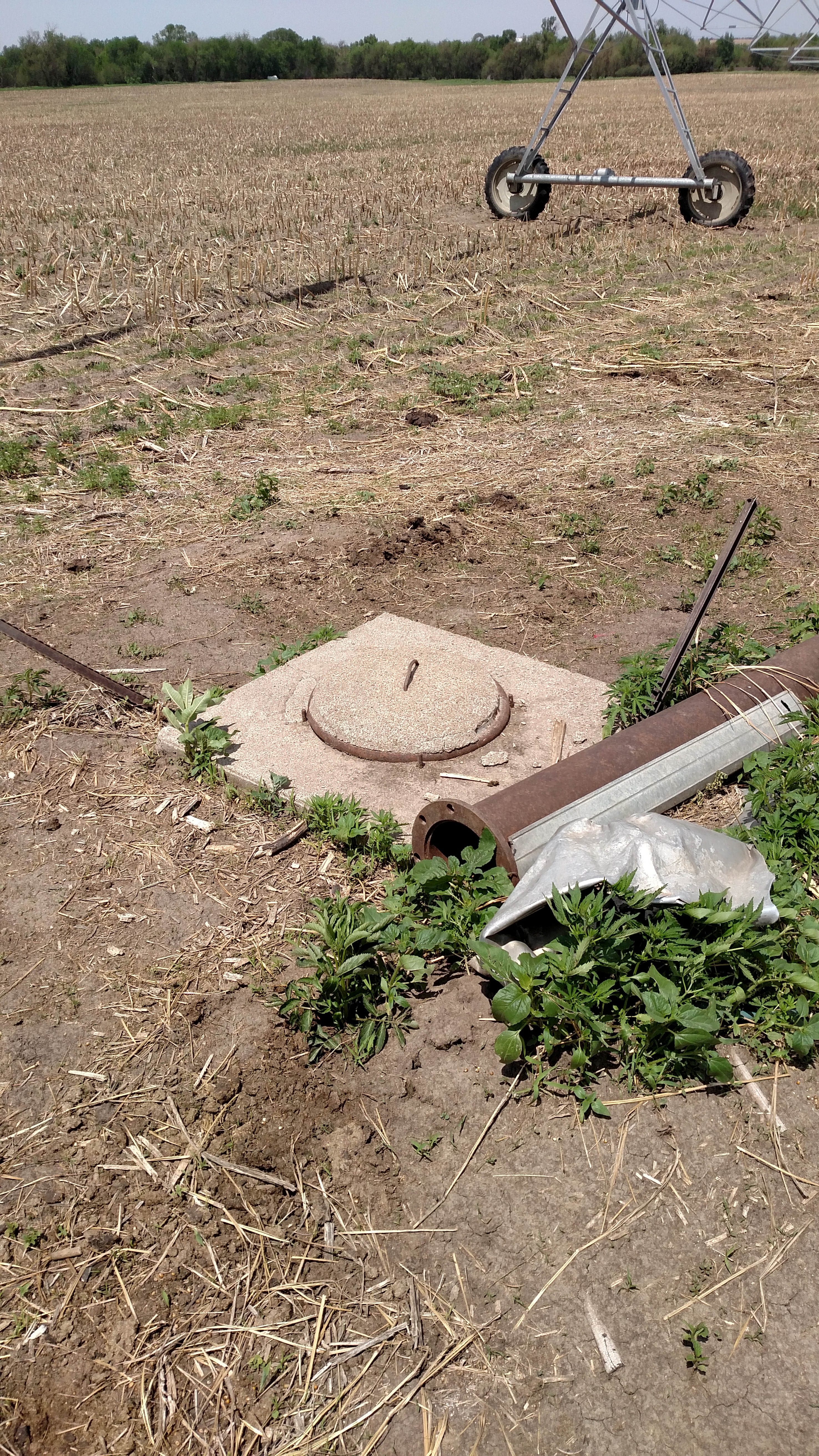 inactive well with a secure cover