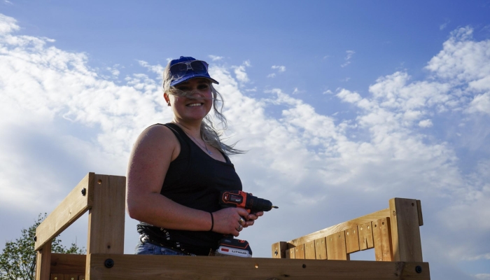 ​New Pioneer Trails play structure a labor of love