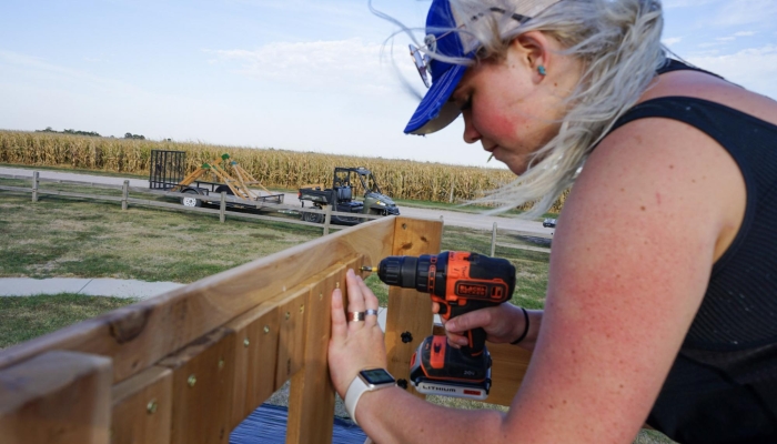 ​New Pioneer Trails play structure a labor of love